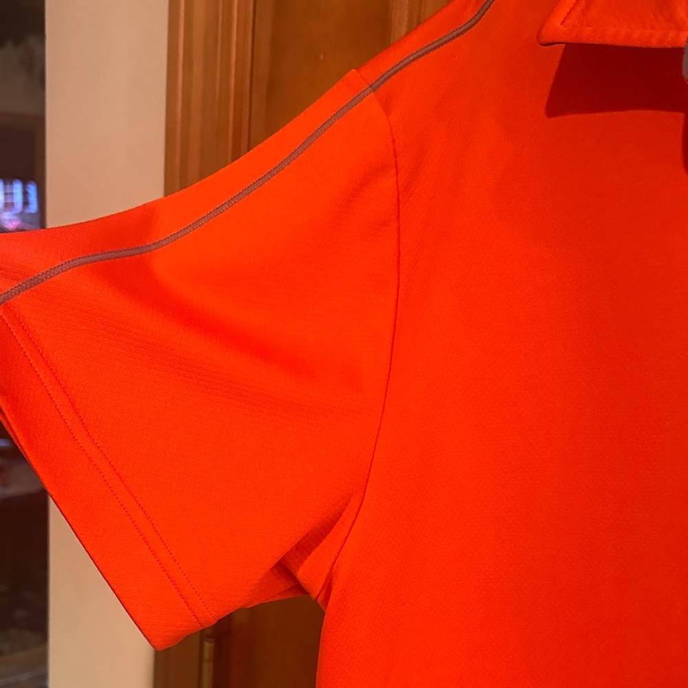 Men's Orange Polo Shirt - Picture 5 of 5